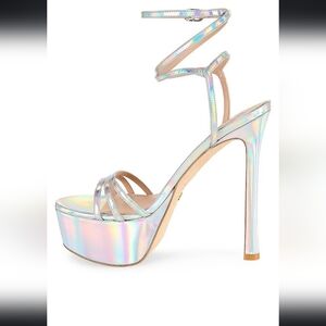 Silver Platform Sandals